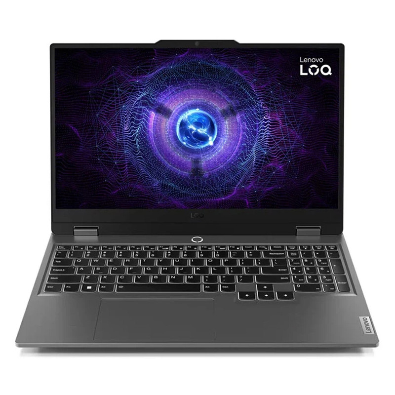 لپ‌تاپ لنوو مدل LOQ 15IRX9 با پردازنده Core i5-13450HX و گرافیک RTX3050 6GB، رم DDR5 24GB با فرکانس 4800MHz، حافظه SSD با ظرفیت 512GB، نمایشگر 15.6 اینچ IPS با وضوح Full HD و نرخ به‌روزرسانی 144Hz، دارای نور پس‌زمینه کیبورد، به همراه ماوس