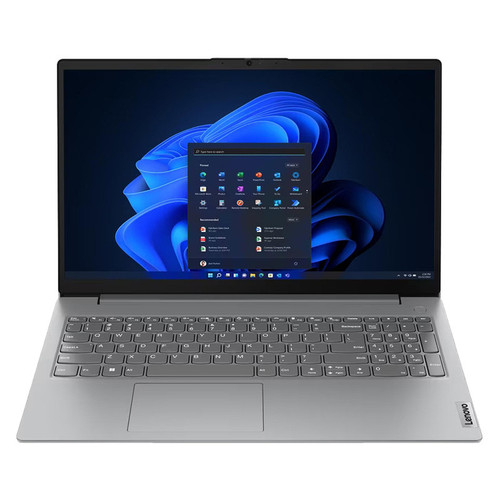 لپتاپ لنوو مدل V15 G4 AMN با پردازنده Ryzen 3-7320U، رم LPDDR5 8GB با فرکانس 5500MHz، حافظه SSD با ظرفیت 256GB، نمایشگر 15.6 اینچ TN با وضوح Full HD