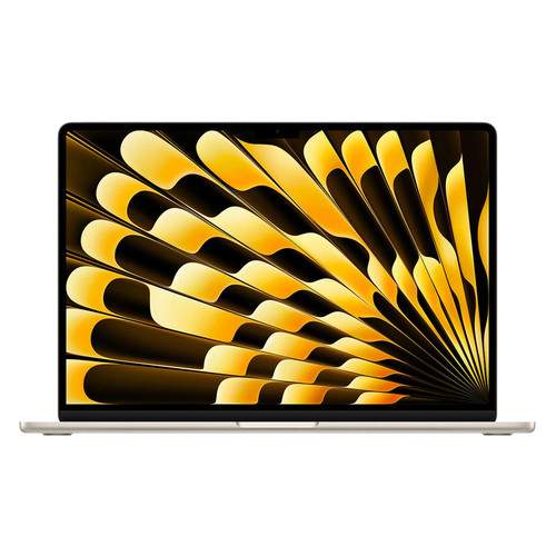لپتاپ اپل مدل MacBook Air MXD33 2024 LLA با پردازنده Apple M3، رم 16GB، حافظه SSD با ظرفیت 512GB، نمایشگر 15.3 اینچ Retina، دارای نور پسزمینه کیبورد، حسگر اثر انگشت و سیستمعامل Apple Mac OS