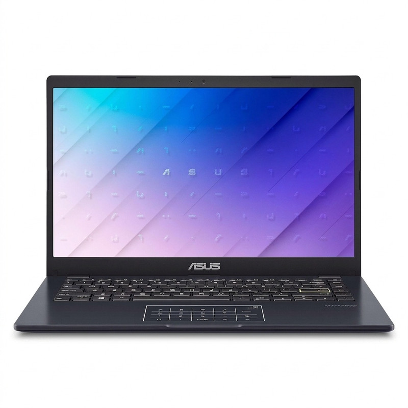 لپ‌تاپ ایسوس مدل Vivobook Go 14 E410KA-CL464 با پردازنده Celeron N4500، رم DDR4 4GB با فرکانس 3200MHz، حافظه هیبریدی با ظرفیت 256GB حافظه SSD و 64GB حافظه eMMC، نمایشگر لمسی 14 اینچ TN با وضوح Full HD، دارای نامبرپد دیجیتال، سیستم‌عامل Windows، کاستوم شده