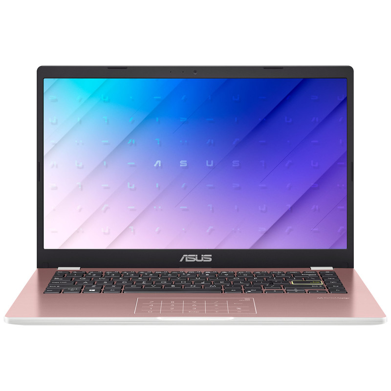 لپتاپ ایسوس مدل Vivobook Go 14 E410KA-CL464 با پردازنده Celeron N4500، رم DDR4 4GB با فرکانس 3200MHz، حافظه هیبریدی با ظرفیت 256GB حافظه SSD و 64GB حافظه eMMC، نمایشگر لمسی 14 اینچ TN با وضوح Full HD، دارای نامبرپد دیجیتال، سیستمعامل Windows، کاستوم شده