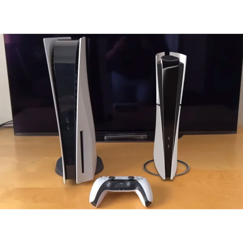 کنسول بازی سونی مدل PlayStation 5 Slim Digital Edition ظرفیت 825 گیگابایت ریجن CFI-2116 اروپا به همراه دسته اضافی